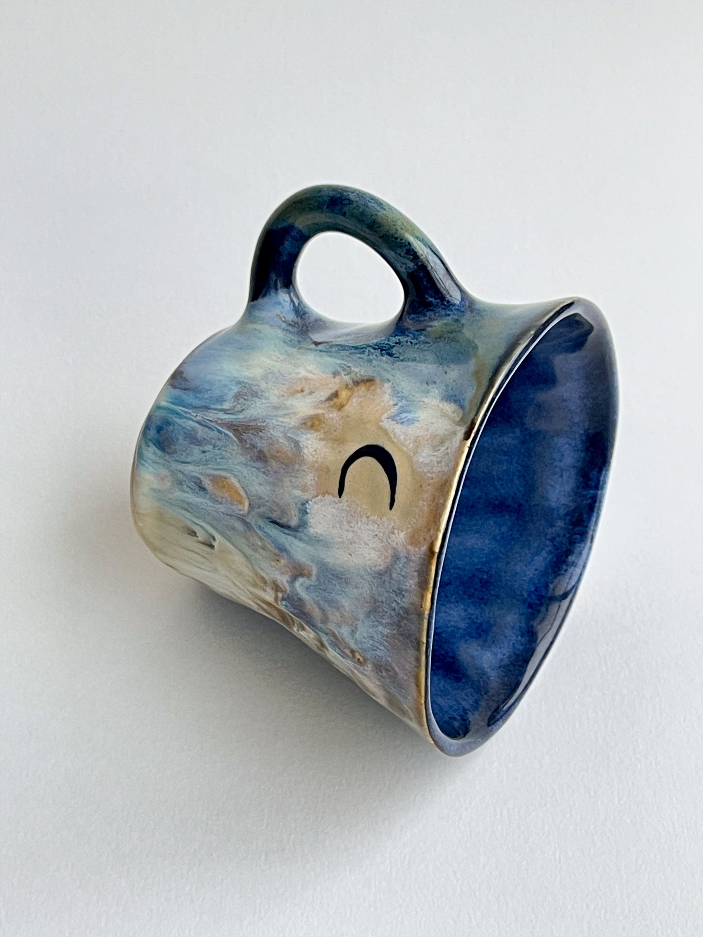EMBRACE: Moon / قمر marble mug