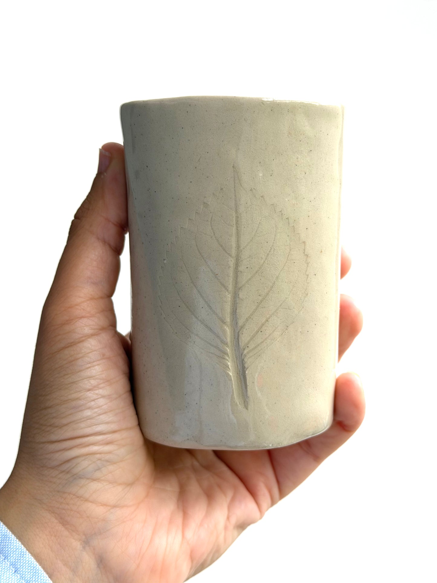 Mini leaf imprinted vase (OG archive) - 8