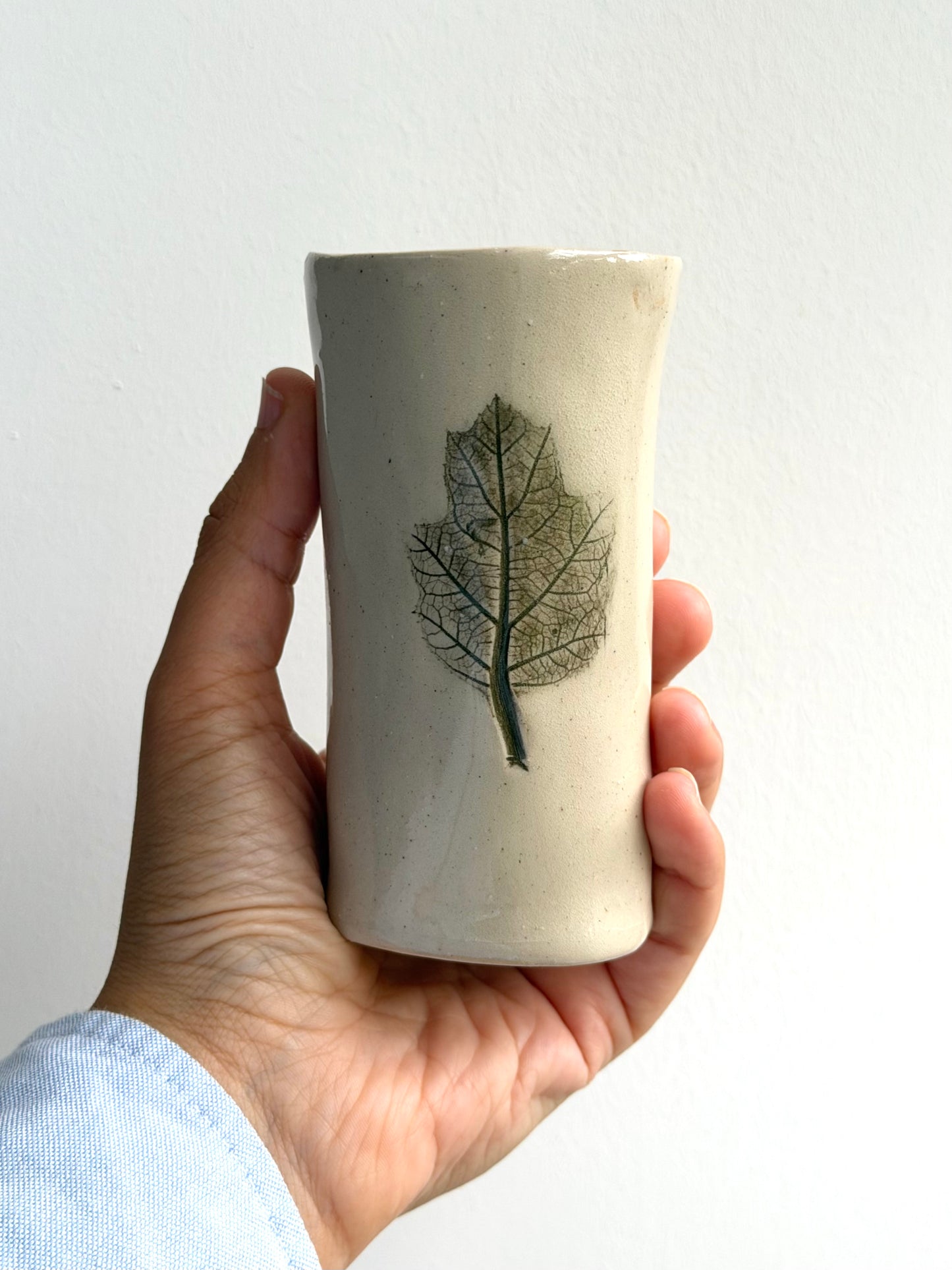 Mini leaf imprinted vase (OG archive) - 6