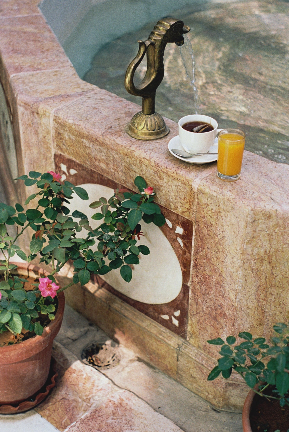 Arab culture damascene fountain / fine art print