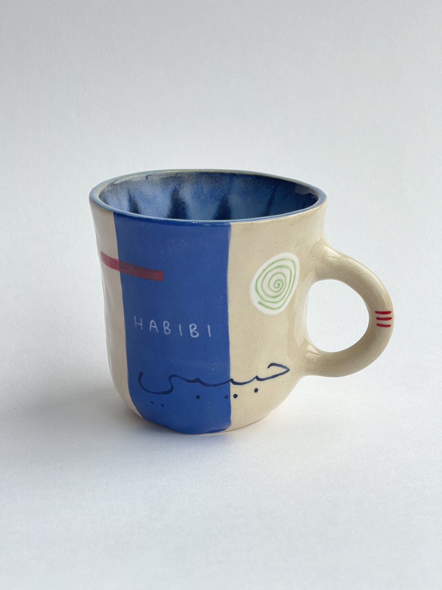 EMBRACE: Habibi / حبيبي mug and plate set