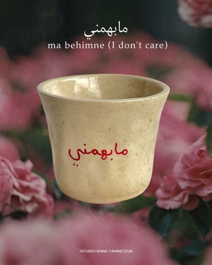 Arabic quote cup set - humour (set of 4)