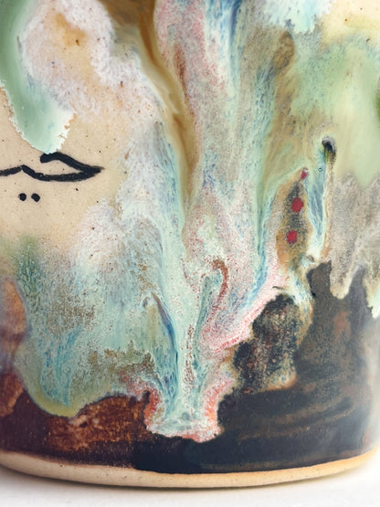 EMBRACE: Words of endearment marble moss mug