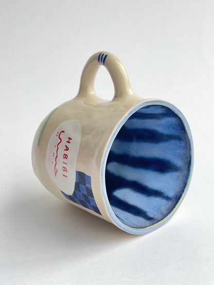 EMBRACE: Habibi / حبيبي mug and plate set