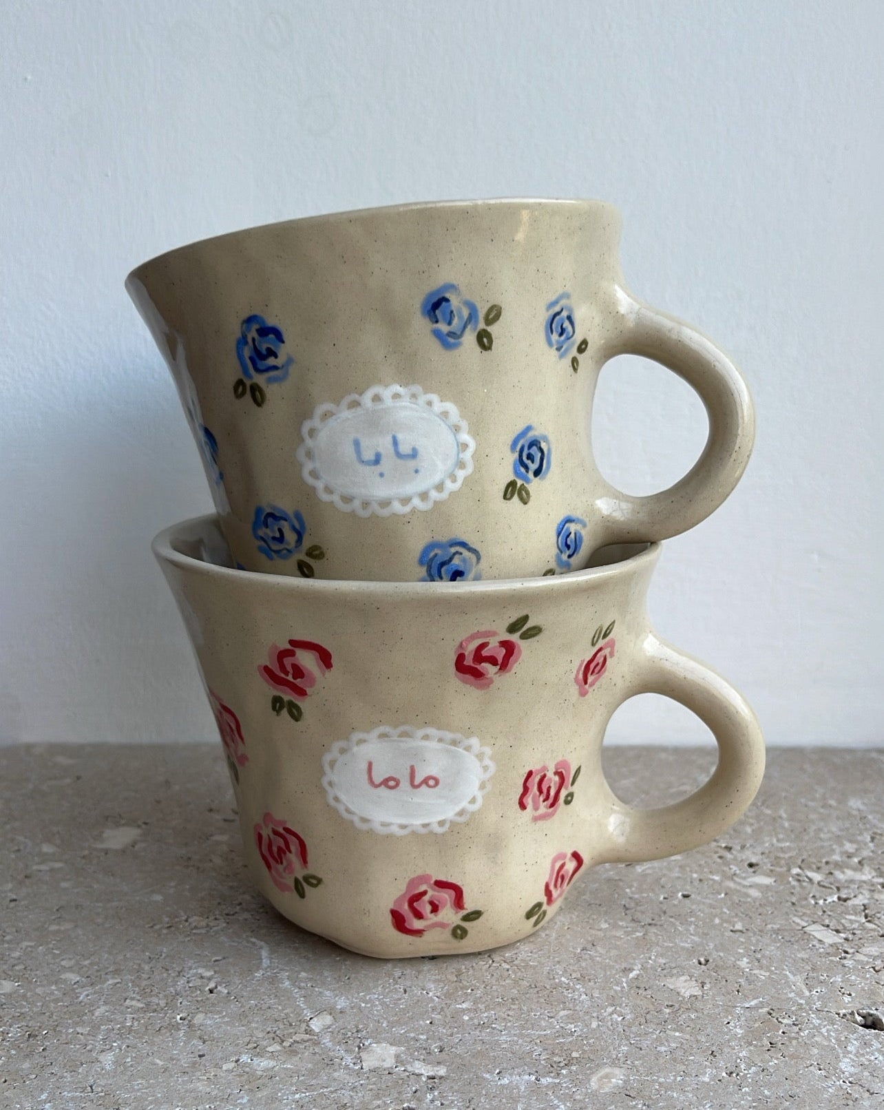 Mama / ماما rose garden mug