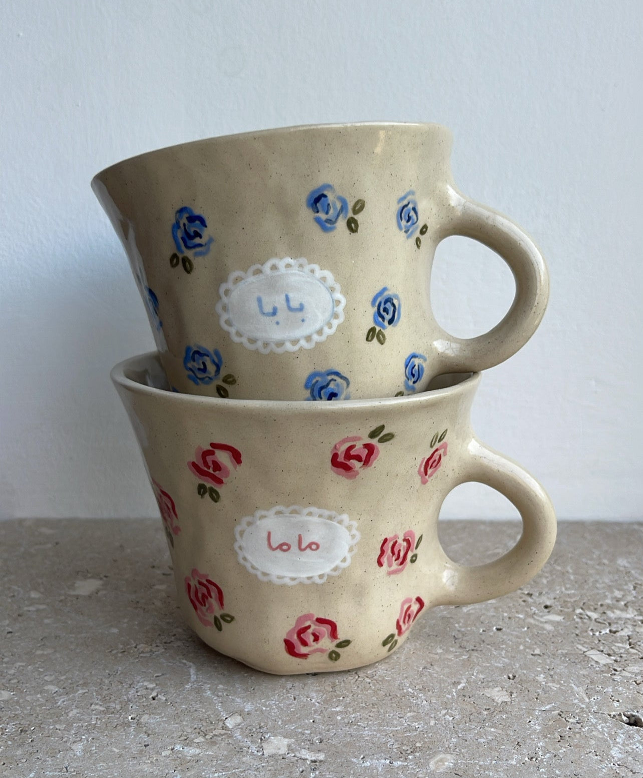 Baba / بابا rose garden mug
