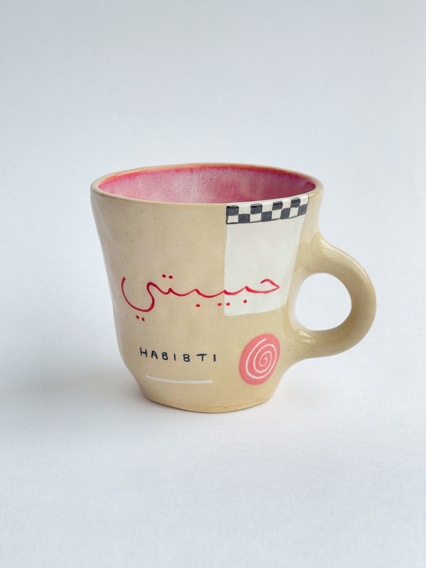 EMBRACE: Habibti / حبيبتي mug and plate set