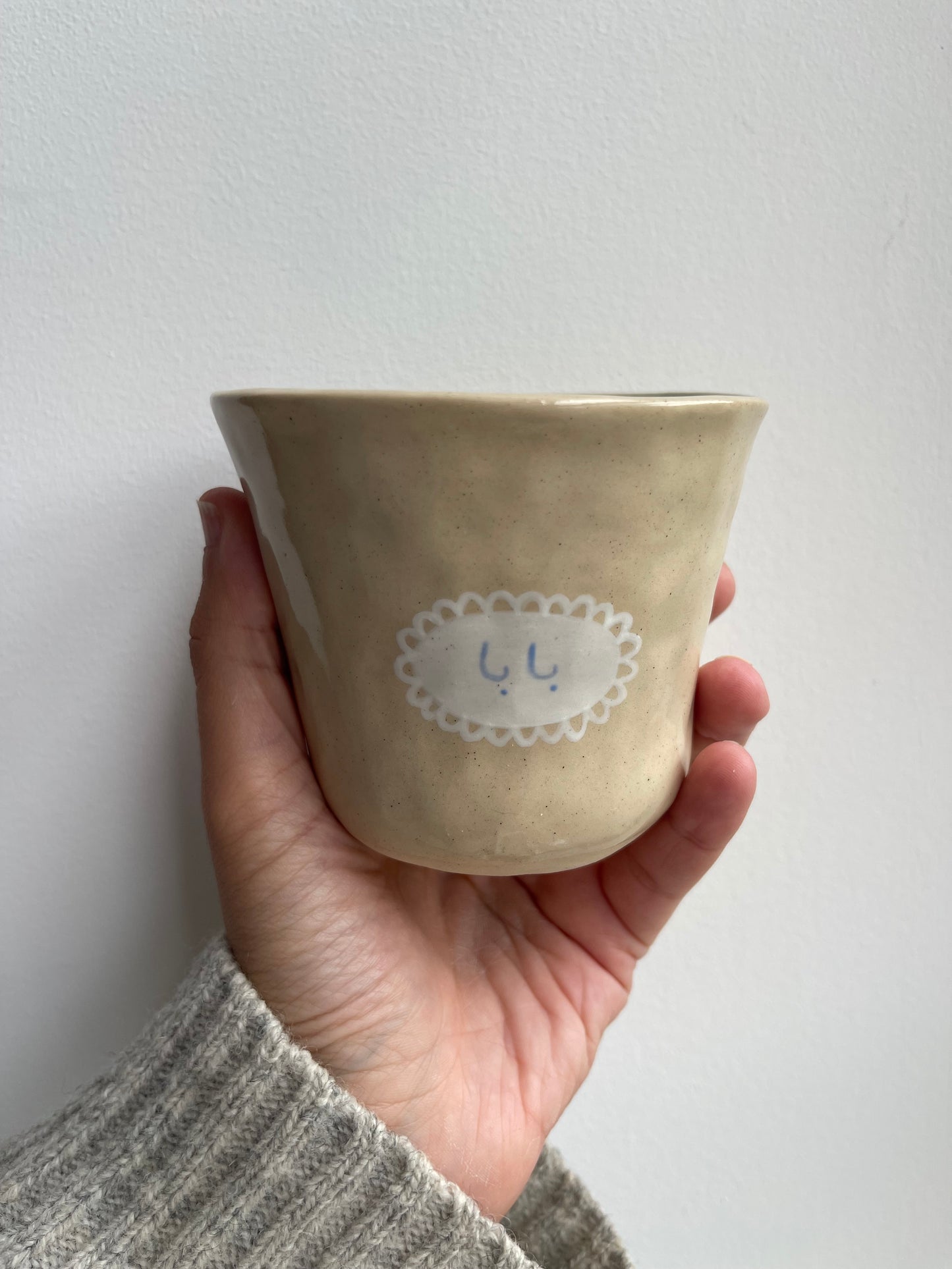 Mama and baba ceramic tumbler set