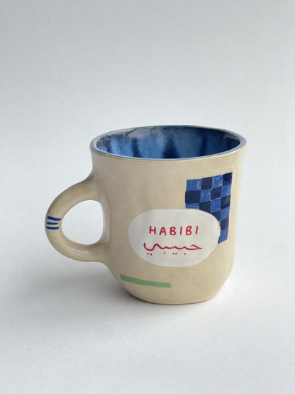 EMBRACE: Habibi / حبيبي mug and plate set