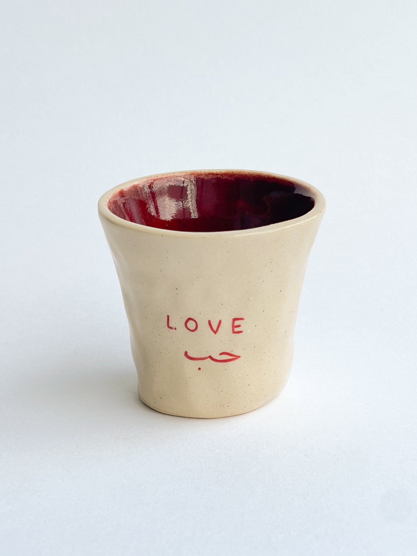 Special edition: Bilingual espresso cup - Love | حب