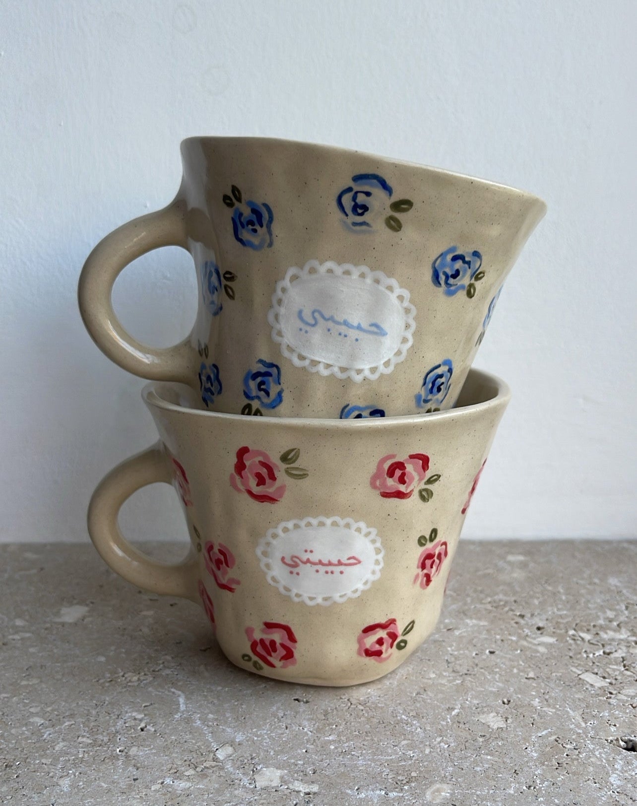 Baba / بابا rose garden mug