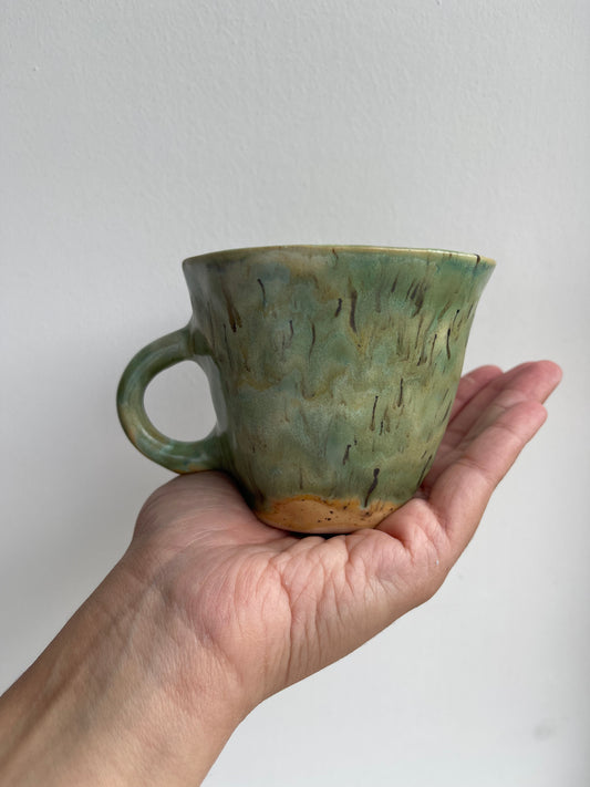 Glaze Test Mug in Green