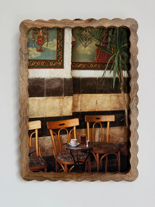 Arab culture coffee scene / fine art print