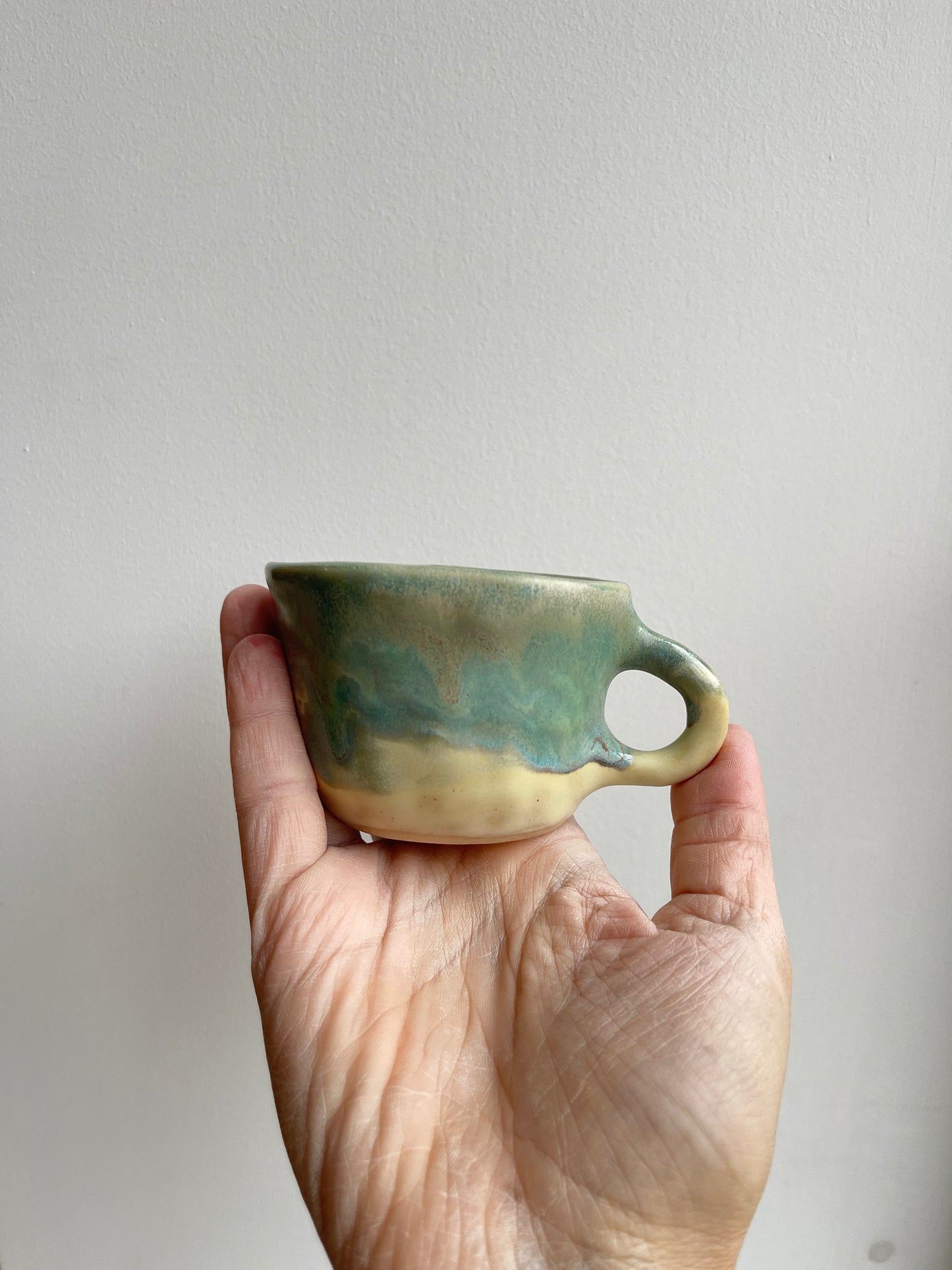 Glaze test espresso cup 1