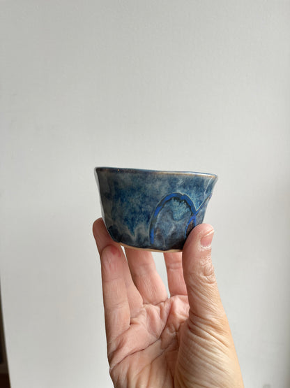 Glaze test mini tumbler - Royal Blue