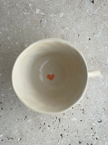My hero, my dad (orange) mug