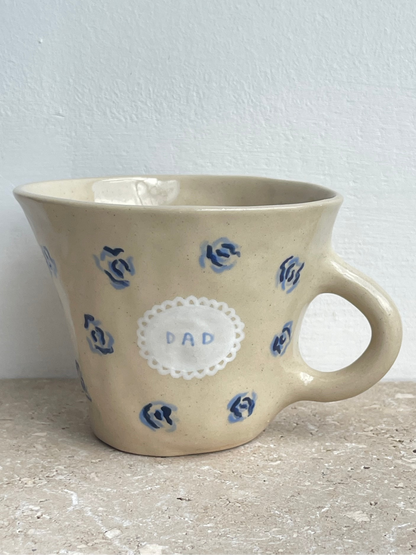Dad / my hero rose garden mug
