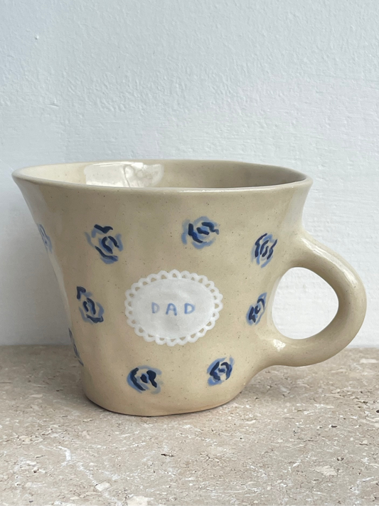Dad / my hero rose garden mug