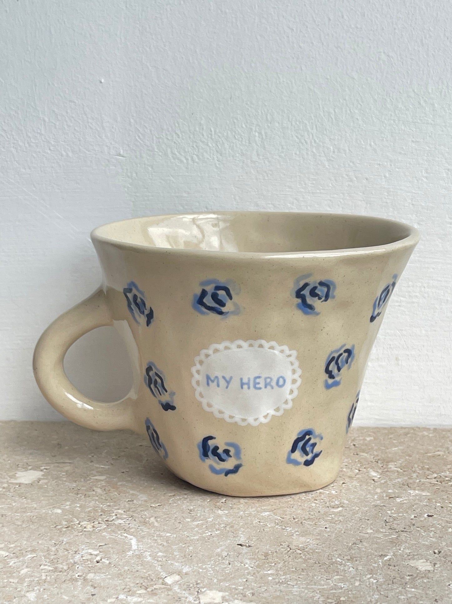 Dad / my hero rose garden mug