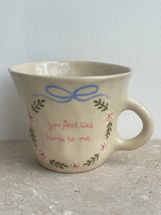You feel like home mug