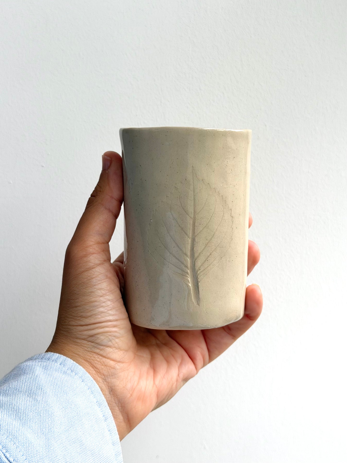 Mini leaf imprinted vase (OG archive) - 8