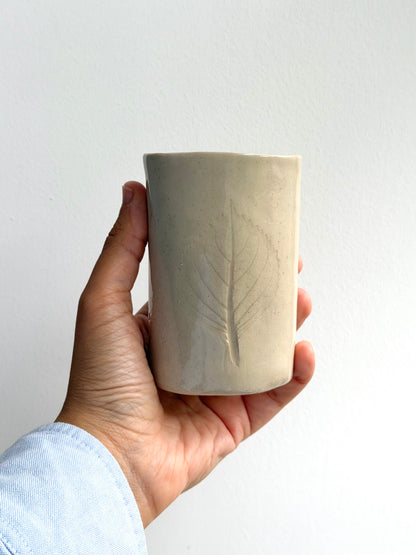 Mini leaf imprinted vase (OG archive) - 8