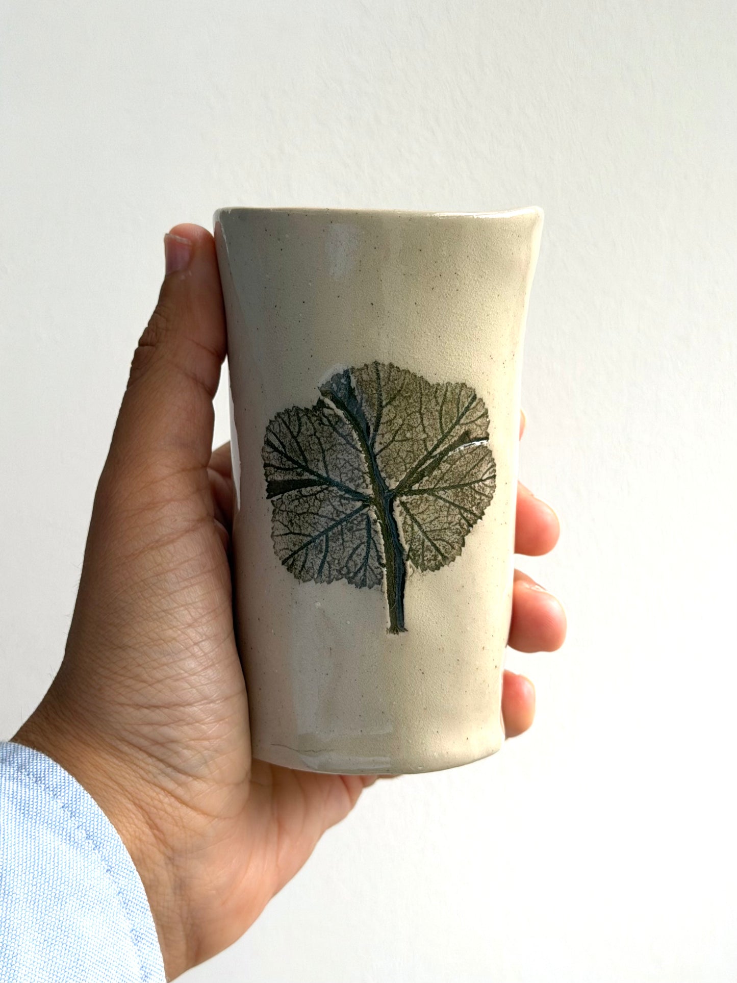 Mini leaf imprinted vase (OG archive) - 5