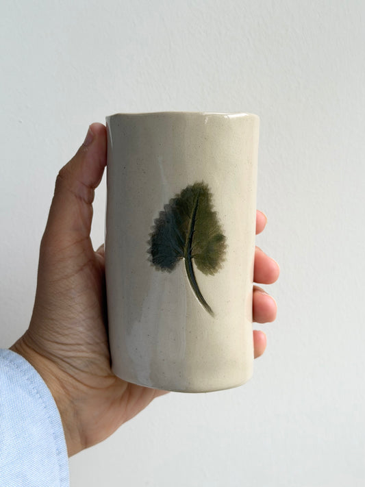 Mini leaf imprinted vase (OG archive) - 4