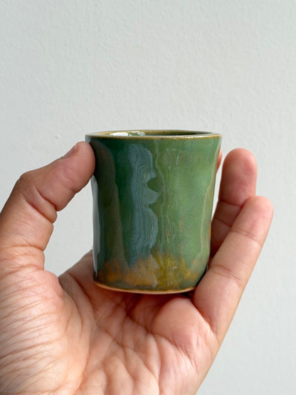 Espresso cup glaze (Arabic and German love words) 10