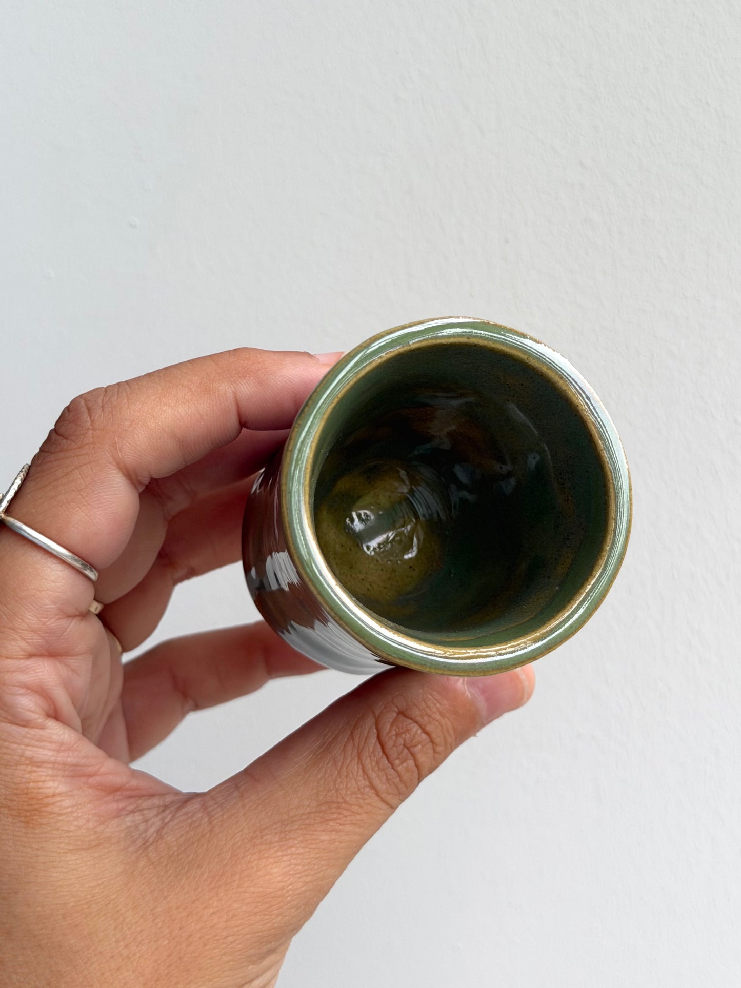 Espresso cup glaze (Arabic and German love words) 10