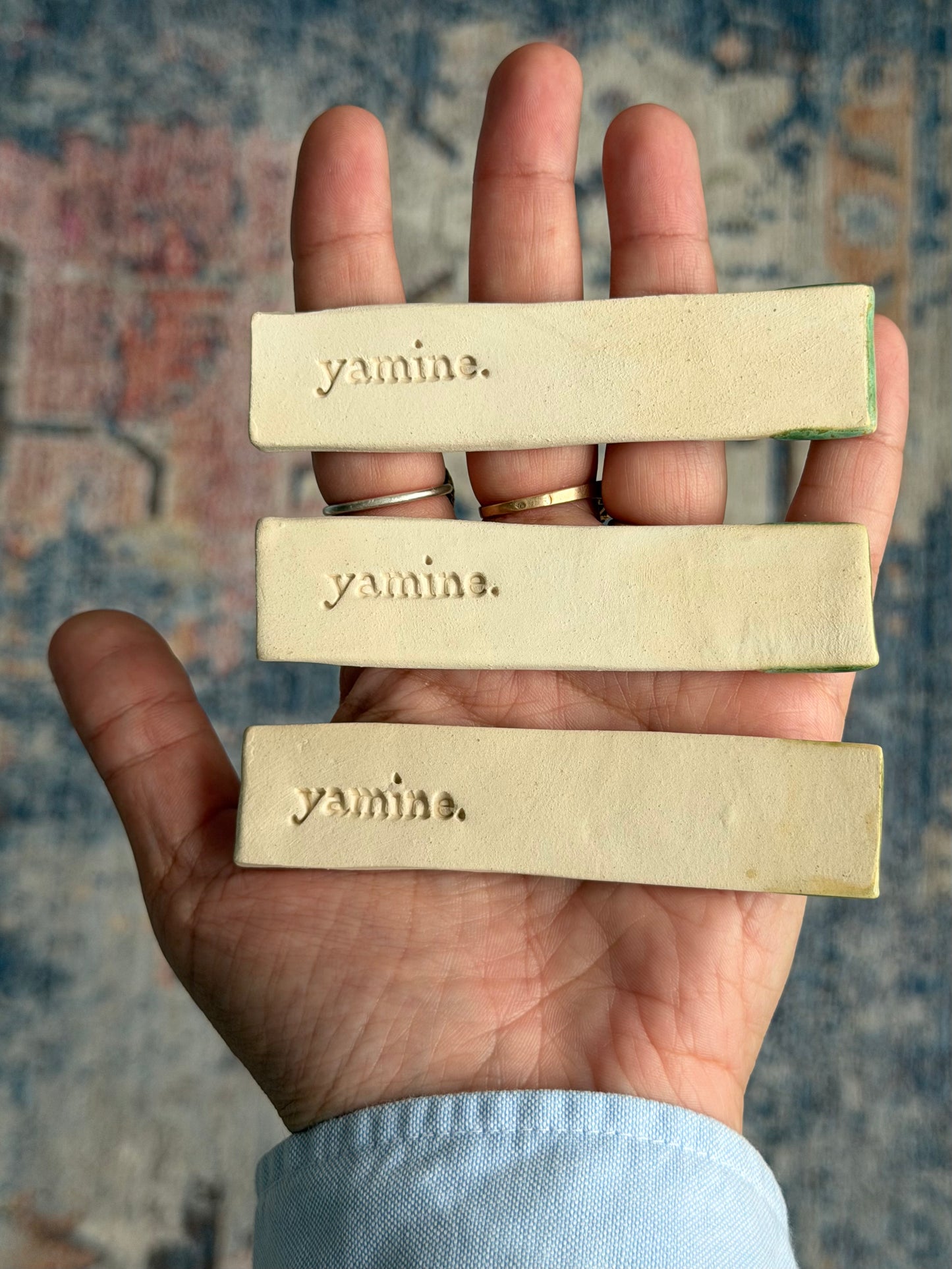 Herb markers (set of three - mint, chive, sage)