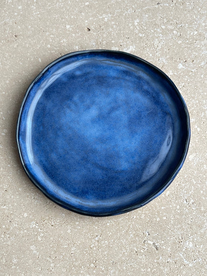 Earth's Rhythms | Bowl & Plate Set in Electric Blue