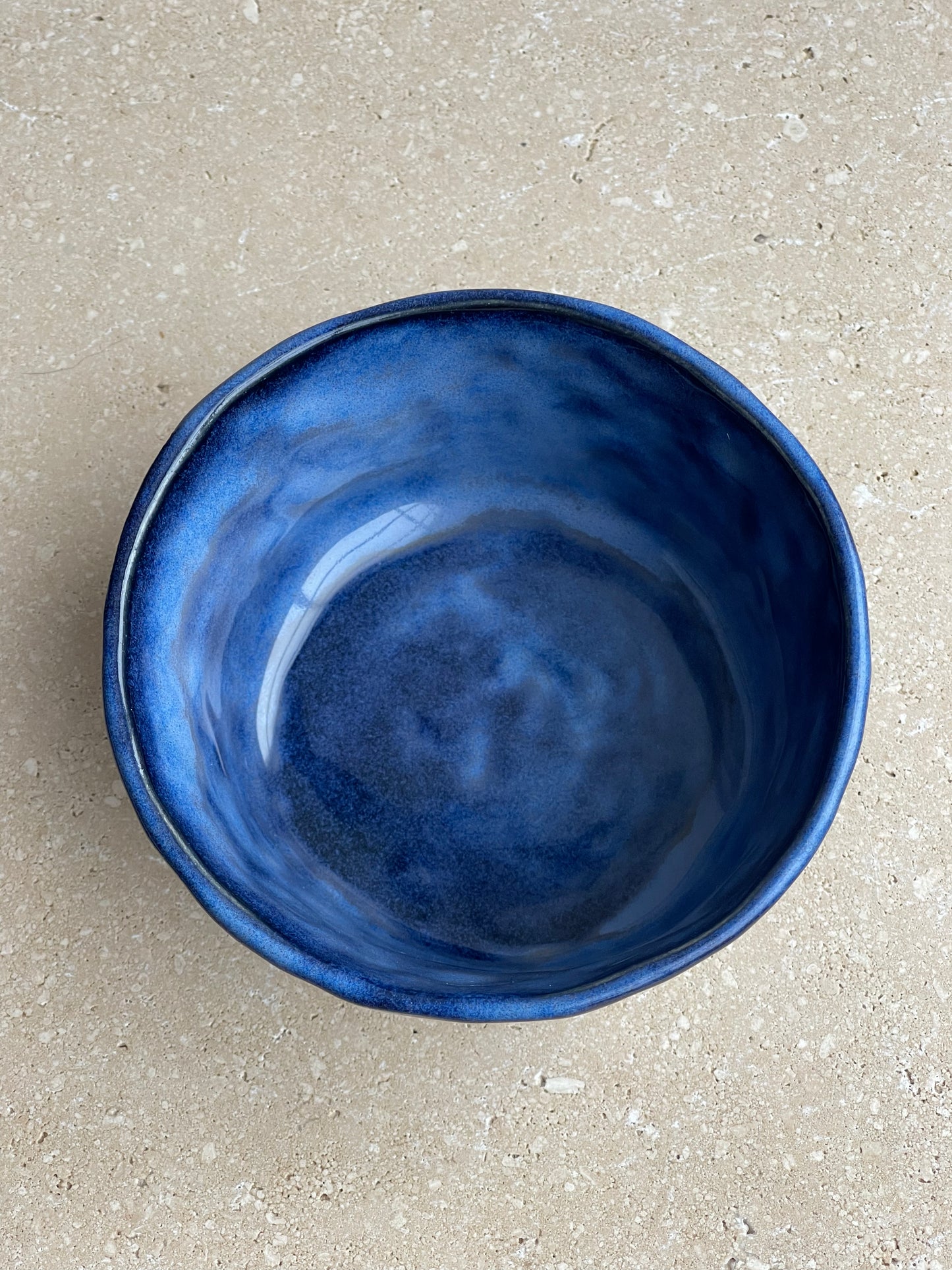 Earth's Rhythms | Bowl & Plate Set in Electric Blue