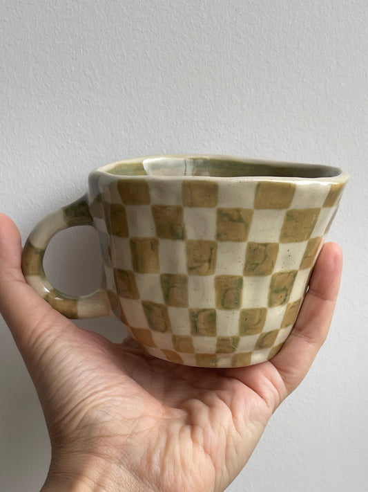 SAMPLE SALE - Checkerboard Mug 2