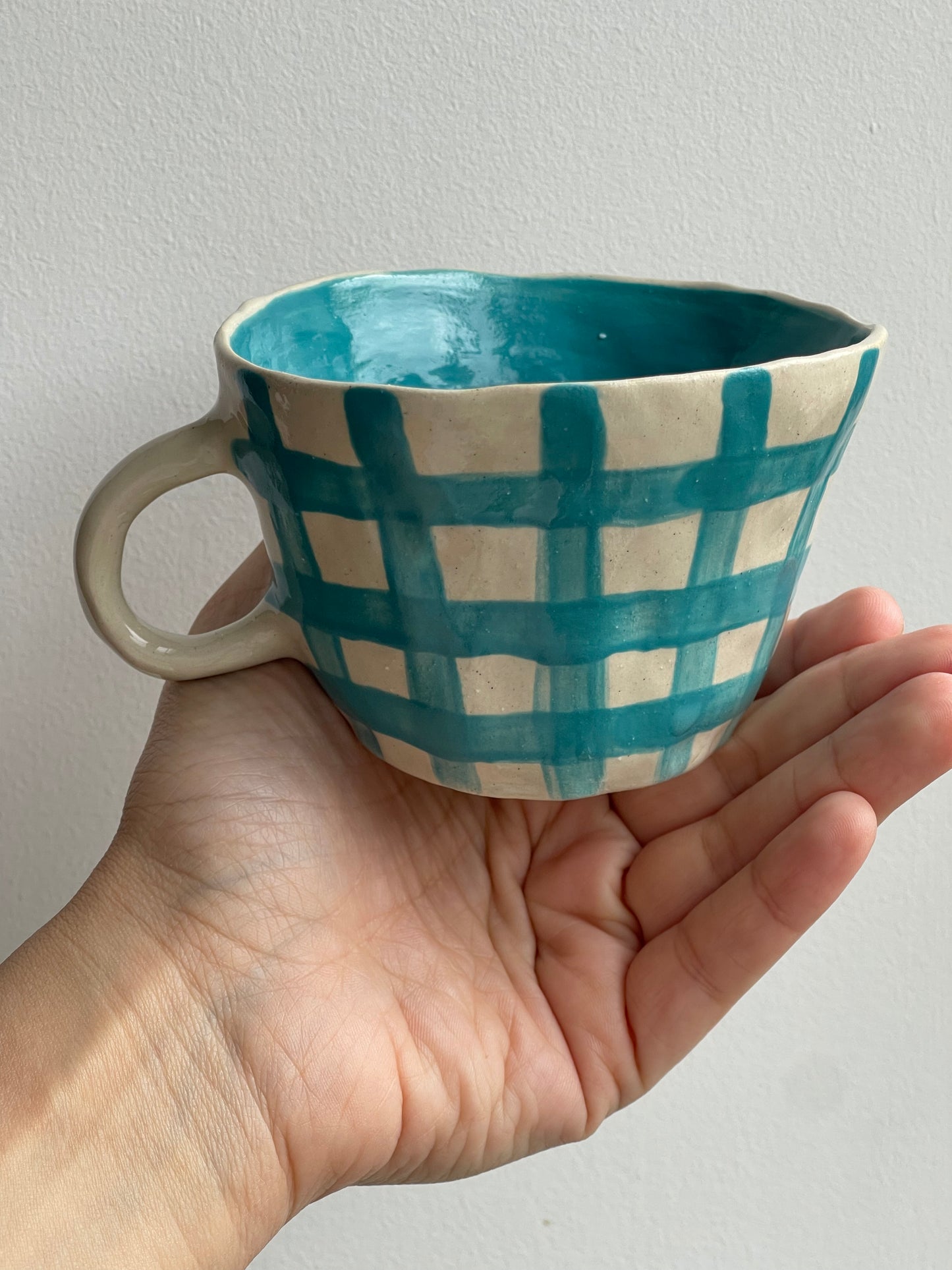 SAMPLE SALE - Gingham Mug 15