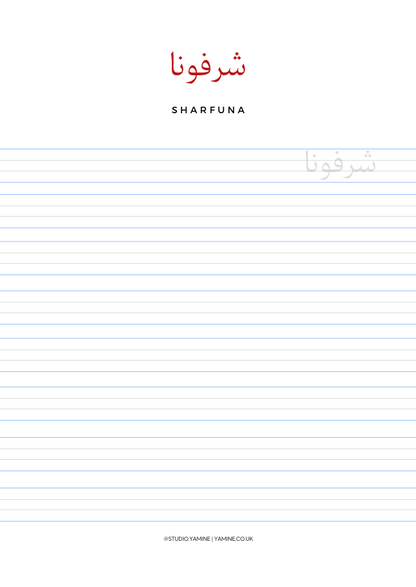 IN ARABIC WE SAY: PRACTICE JOURNAL